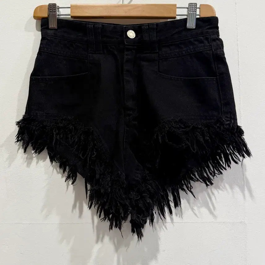 [BUNJANG] Isabel Marant Etoile Black Denim Shorts / 이자벨마랑 에뚜왈 블랙 데님 숏팬츠 S 정품