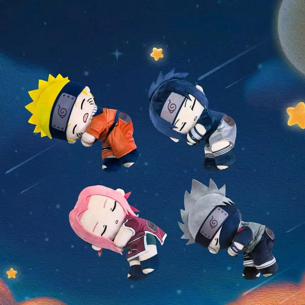 [BUNJANG] Naruto Sasuke Sakura Kakashi Sleeping Plush Doll / 나루토 사스케 사쿠라 카카시 잠든 누이 인형