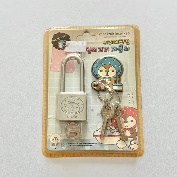 [BUNJANG] Vintage Kirei Kizu Lock / 고전문구 키레이즈킨 자물쇠 산엑스