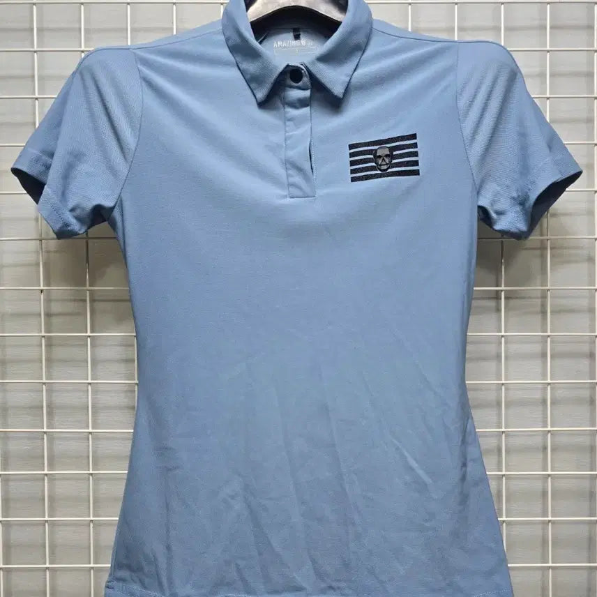 [BUNJANG] Amazing C Lee Women's Golf Wear Cool Material Short Sleeve Polo T-Shirt / 어메이징크리 여성용 골프웨어 쿨소재 반팔 카라티셔츠