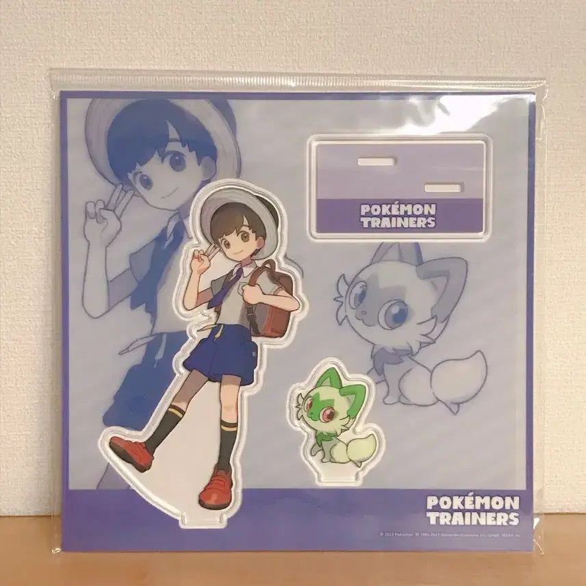 [BUNJANG] Pokemon Scarlet & Violet Trainer's Acrylic Standee (Bomin) / 포켓몬 스카바이 주인공 보민 트레이너즈 아크릴스탠드