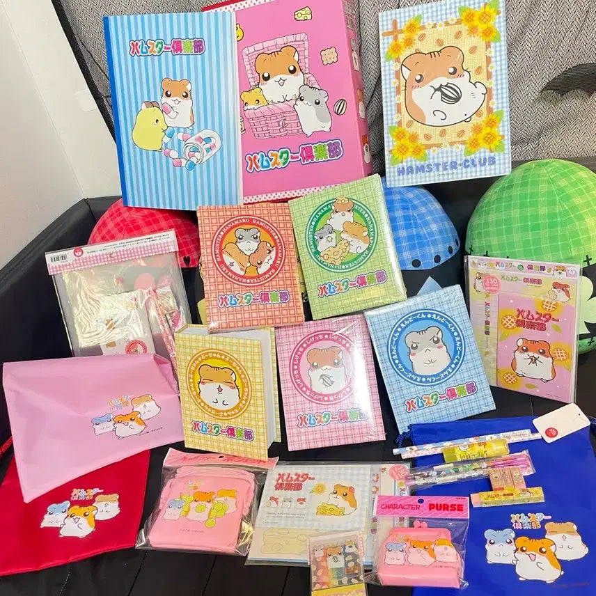 [BUNJANG] Hamster Club Hamtori Stationery Binder and Writing Utensil Set / 마지막가격]정품 햄스터클럽 햄토리 필기구 바인더 등 문구세트
