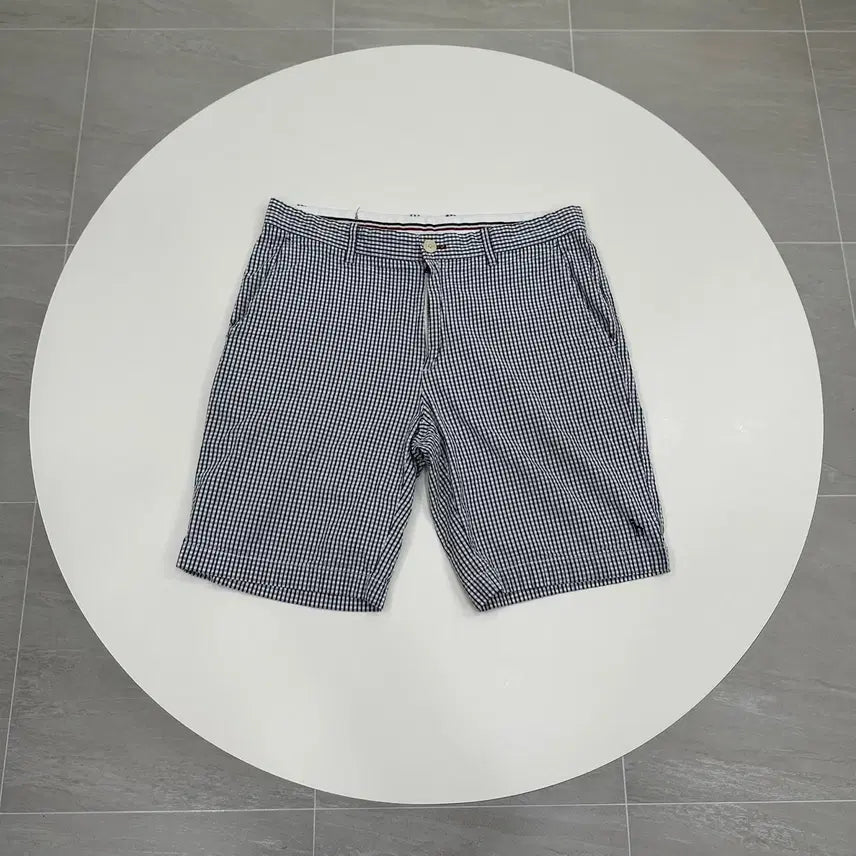 [BUNJANG] Hazzys Check Pattern Shorts Size 42 / 헤지스 체크패턴 반바지 42사이즈 허리 33