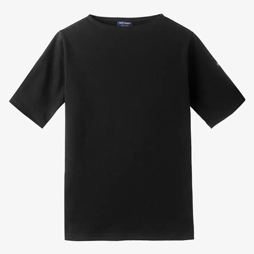 [BUNJANG] Saint James Guildo Solid T-Shirt Black / 세인트제임스 길도 솔리드 T7 반팔 블랙