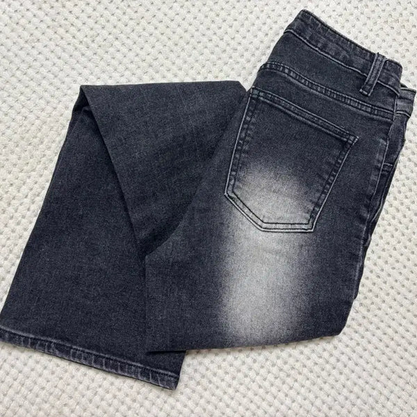 [BUNJANG] Black Washed Slim Fit Jeans / 블랙 워싱 청바지