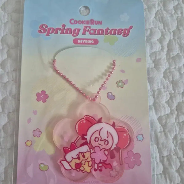 [BUNJANG] Cookie Run Spring Fantasy Acrylic Keyring Candy Apple Cookie / 쿠키런 Spring Fantasy 아크릴키링 캔디애플맛쿠키