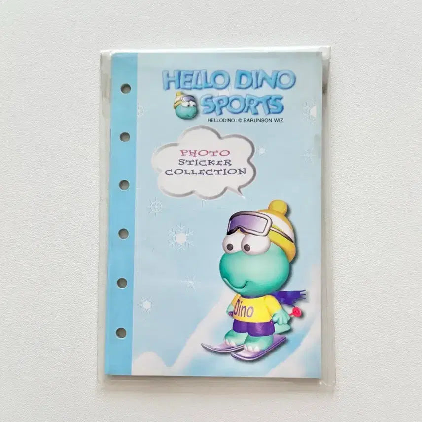 [BUNJANG] Hello Dino 6-Ring Diary Sticker Book / 고전문구 6공다이어리 헬로다이노 스티커북