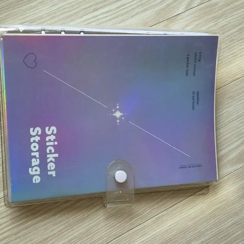 [BUNJANG] Iconic Sticker Storage Box + Stickers / 아이코닉 스티커 보관함 + 스티커들