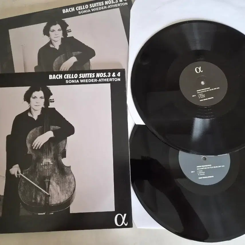 [BUNJANG] Johann Sebastian Bach Cello Suites Nos. 3 & 4 Sonia Wieder-Atherton 2LP Limited Edition Vinyl / 바흐 소니아 위더 아서톤 엘피판매