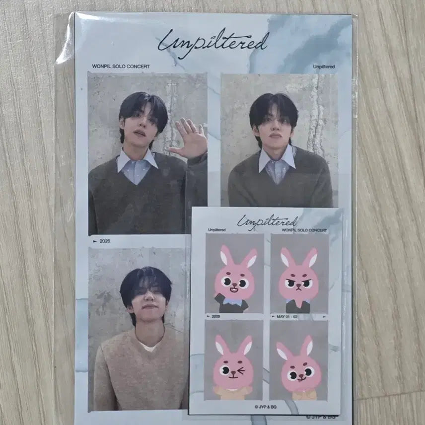 [BUNJANG] DAY6 Young K Unpiltered MD 4-Cut Photo Set / 원필 unpiltered 엠디 네컷포토세트