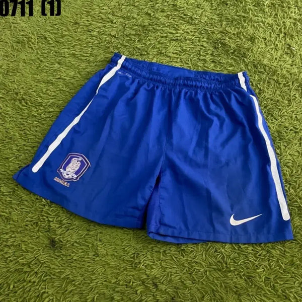 [BUNJANG] Nike KFA Dry-Fit Training Shorts - Blue, L / 나이키 축구 트레이닝 쇼츠 한국 KFA 드라이핏 블루 밴딩 반바지 L
