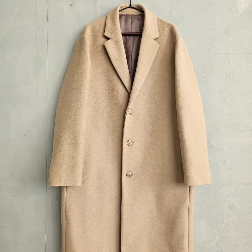 [BUNJANG] coor Cashmere Blend Men's Long Coat / coor 쿠어 캐시미어 혼방 남성 롱 코트 (105-110)