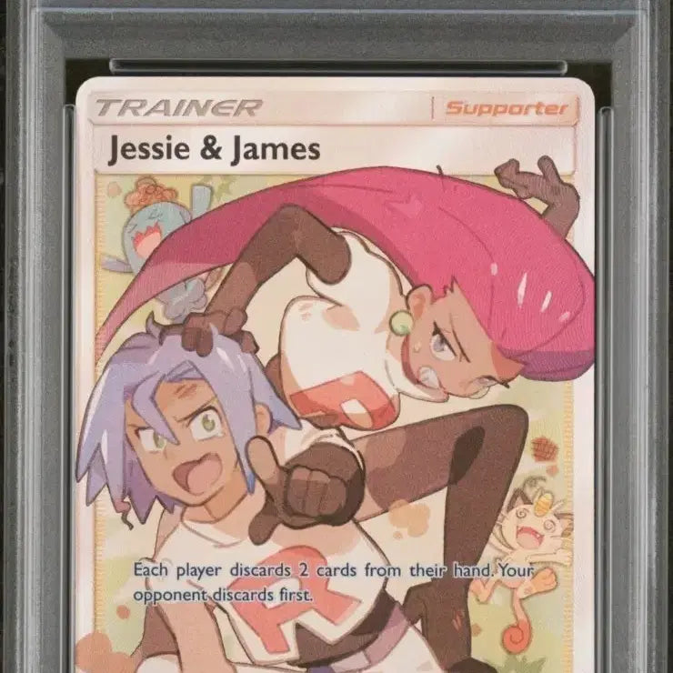[BUNJANG] Pokemon Team Rocket Jessie & James North American Edition PSA 10 Graded Card / PSA 10 포켓몬스터 북미판 로켓단 로사와 로이