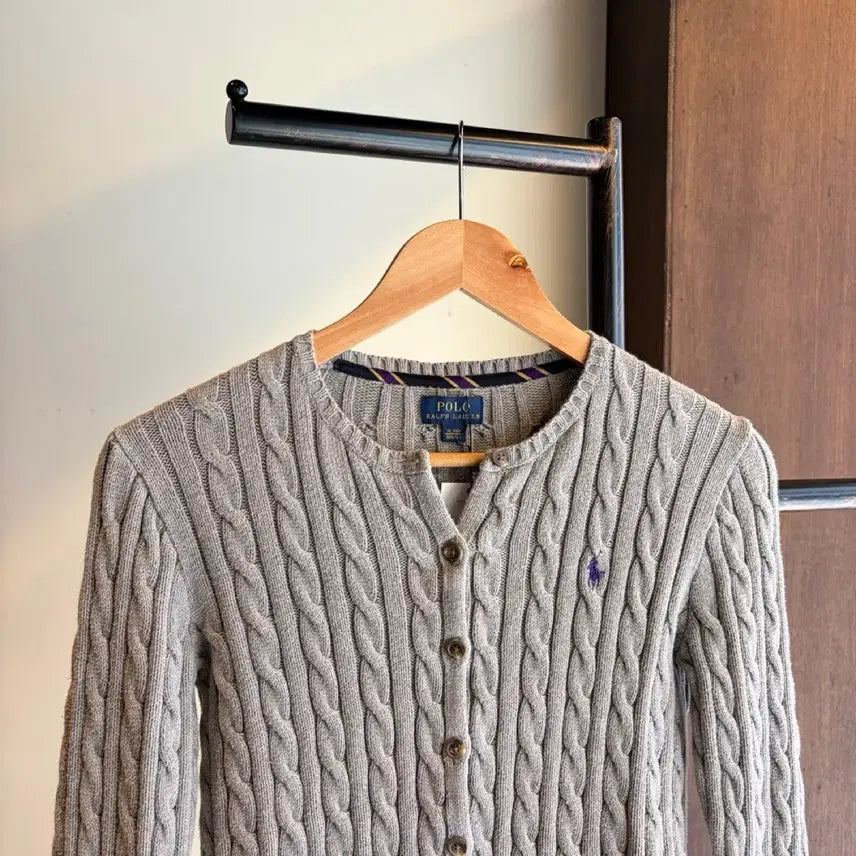 [BUNJANG] Polo Ralph Lauren Cable Knit Cardigan / 17485 - 폴로 랄프로렌 케이블 니트 가디건