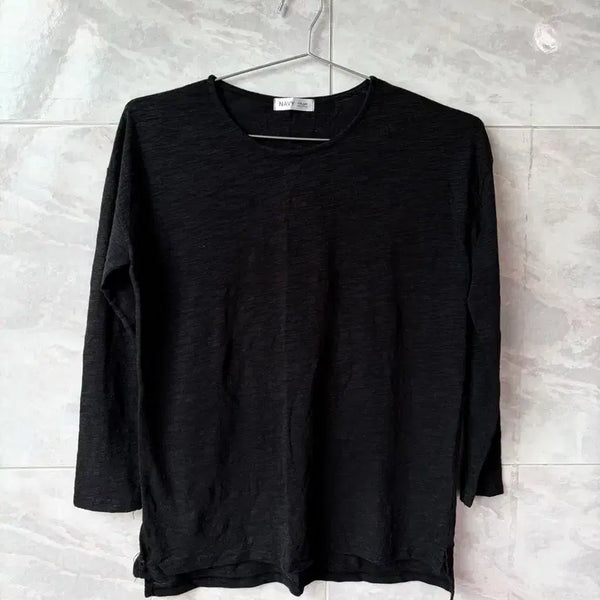 [BUNJANG] Nice Claup Black Long Sleeve T-Shirt / 나이스크랍 긴팔티 검정색