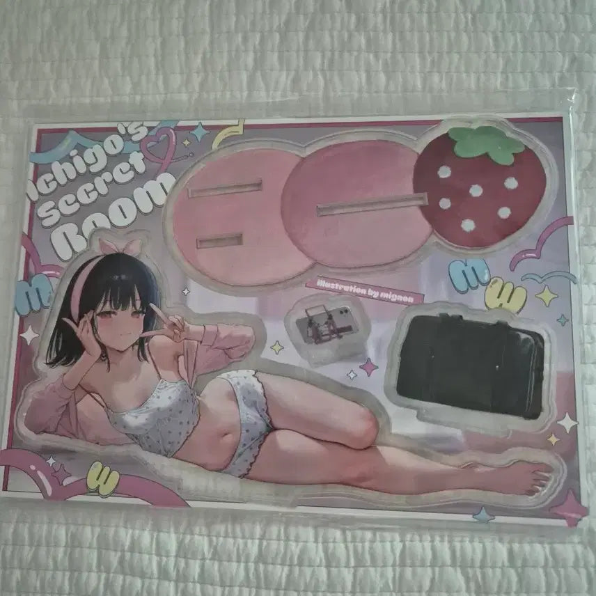 [BUNJANG] Mignon Ichigo Double-Sided Acrylic Stand / mignon c106 미뇽 이치고 양면 아크릴스탠드