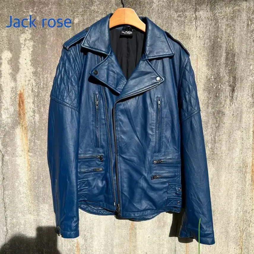 [BUNJANG] Jack Rose Lambskin Rider Jacket / 잭 로즈 Jack rose 양가죽 라이더자켓 C654