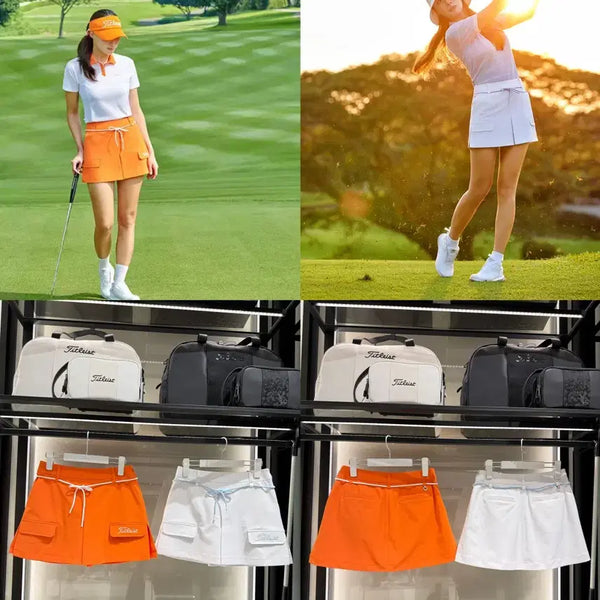 [BUNJANG] Titleist Women's Skirt Orange White / #타이틀리스트 #TITLEIST 여성스커트
