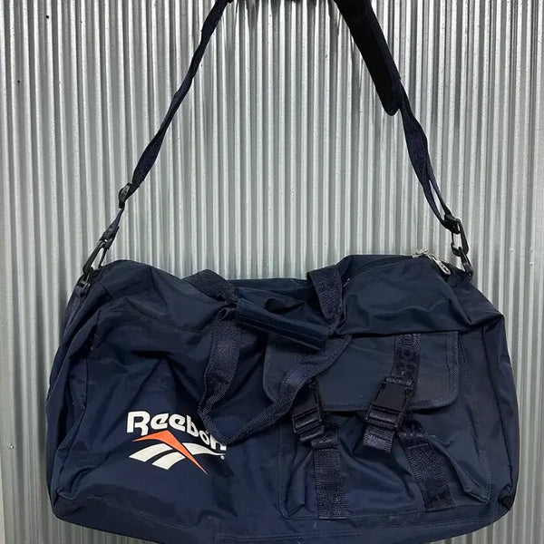 [BUNJANG] Reebok Vintage Logo Duffle Bag / 리복 빈티지 로고 더플백 [FREE]