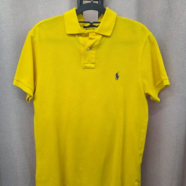 [BUNJANG] Polo Ralph Lauren Short Sleeve Polo Shirt Yellow / 폴로 랄프로렌 반팔 카라티 옐로우