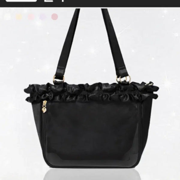 [BUNJANG] FUYU NEKO Bouquet A4 Ita Bag (Black) / 후유네코 부케 a4 이타백 (블랙)
