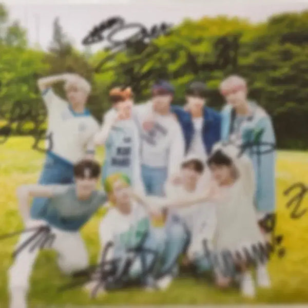 [BUNJANG]  xikers 2nd Album Group Signed Photo / 싸이커스 2집 단체 친필싸인 인화사진