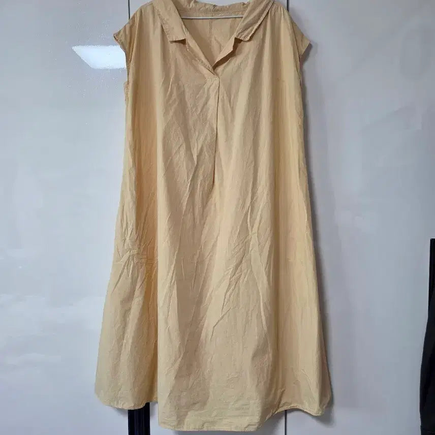 [BUNJANG] Yellow Oversized Boxy Long Dress / 오버핏 박스 원피스 옐로우
