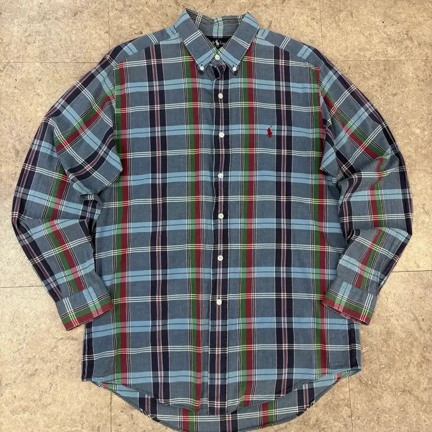 [BUNJANG] Polo Ralph Lauren Check Long Sleeve Shirt / 폴로 랄프로렌 체크 긴팔 셔츠 #csz694