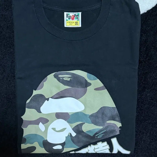 [BUNJANG] BAPE First Camo Graphic T-Shirt Black XXL / [XXL]베이프 퍼스트 카모 간지 티셔츠 블랙