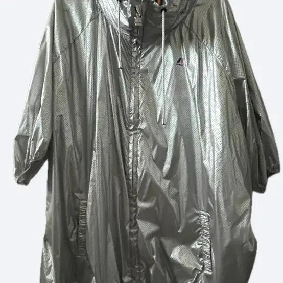 [BUNJANG] K-Way Silver Windbreaker Jacket / 케이웨이 바람막이 은색