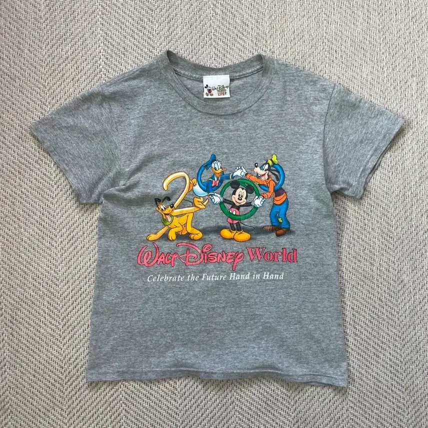 [BUNJANG] Disney Mickey Mouse Donald Duck Short Sleeve T-Shirt / 월드디즈니 usa 미키마우스 도널드덕 반팔티셔츠