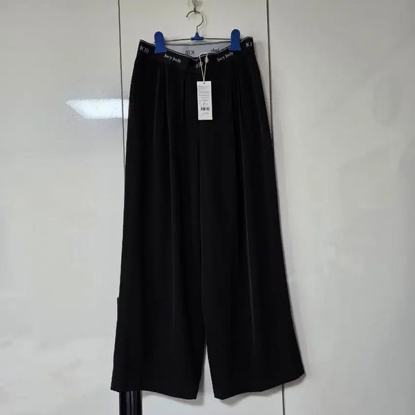 [BUNJANG] Joosiejudy Wide Pants Black / 새상품/주시쥬디 와이드 팬츠 블랙
