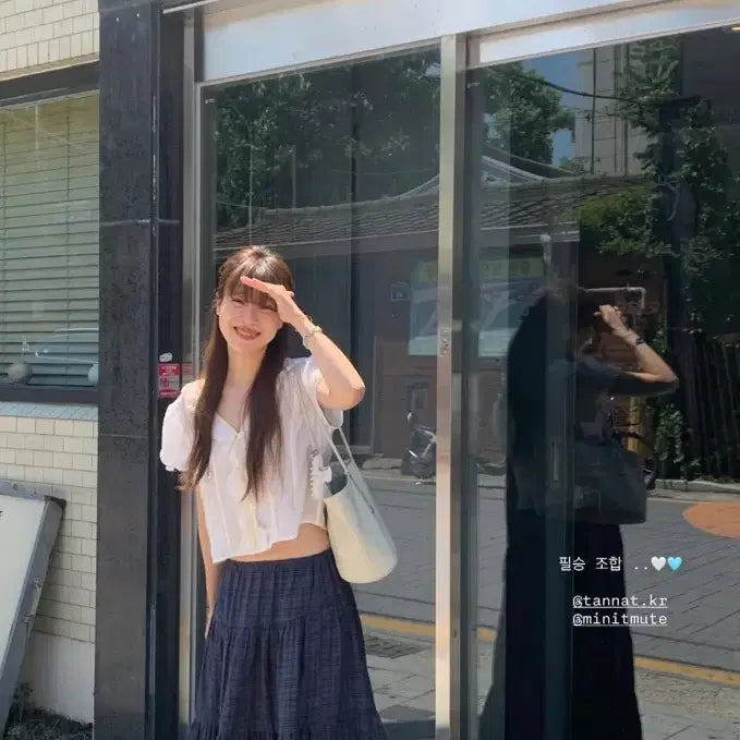 [BUNJANG] Minuit Muse Surin Tartan Check Long Skirt / 새상품 타낫 타탄 체크 롱 스커트 미닛뮤트 수린