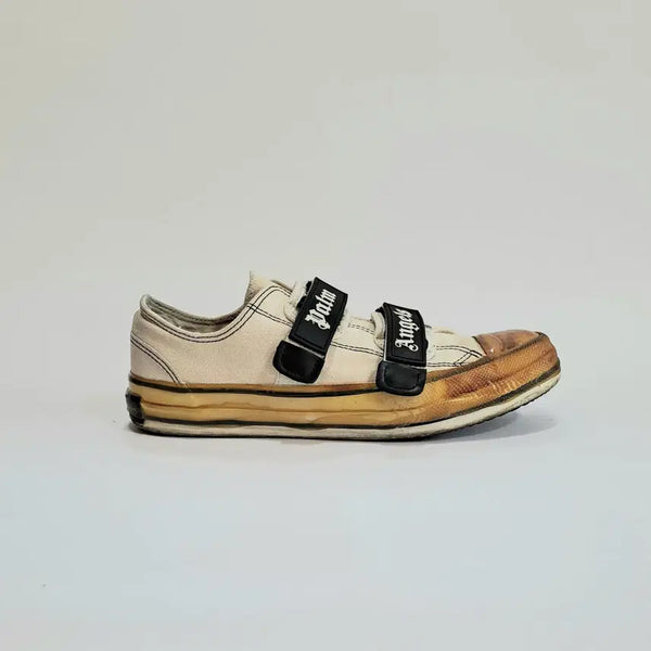 [BUNJANG] Palm Angels Velcro Vulvanized Sneaker White Yellow Washed / PALM ANGELS 스니커즈 42