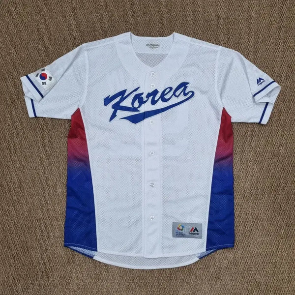 [BUNJANG] Majestic 2017 WBC Team Korea Baseball Jersey - Kim Tae-kyun (Size 105) / 2017 WBC 국대 마제스틱 야구 유니폼 No.52 김태균 105사이즈