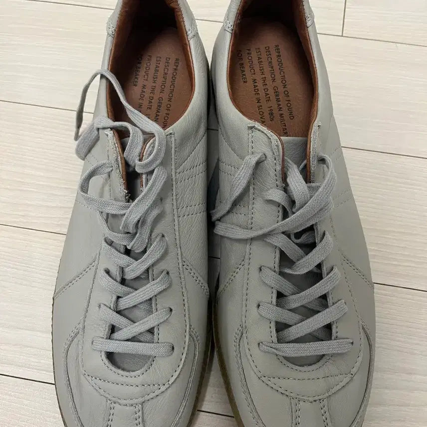 [BUNJANG] Reproduction of Found German Army Sneakers Grey 270 / 리프로덕션 오브 파운드 독일군 스니커즈 그레이 270