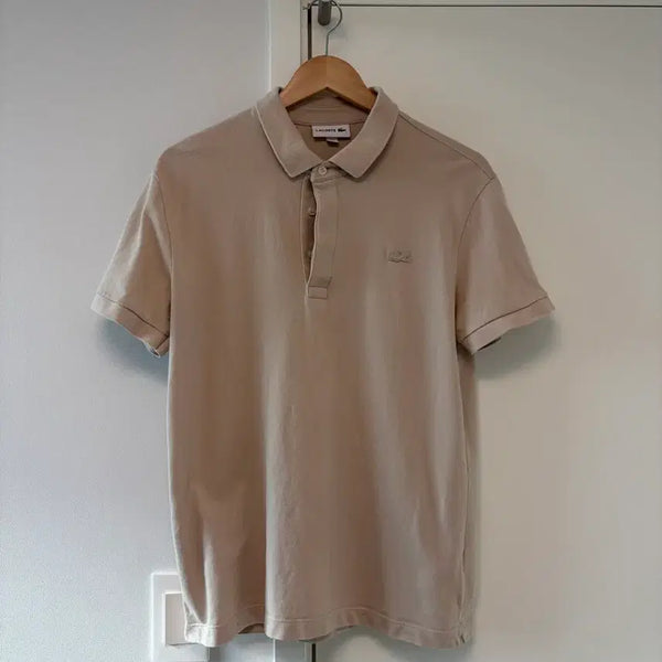 [BUNJANG] Lacoste Paris Polo Beige Size 4 / 라코스테 파리폴로 4사이즈 베이지