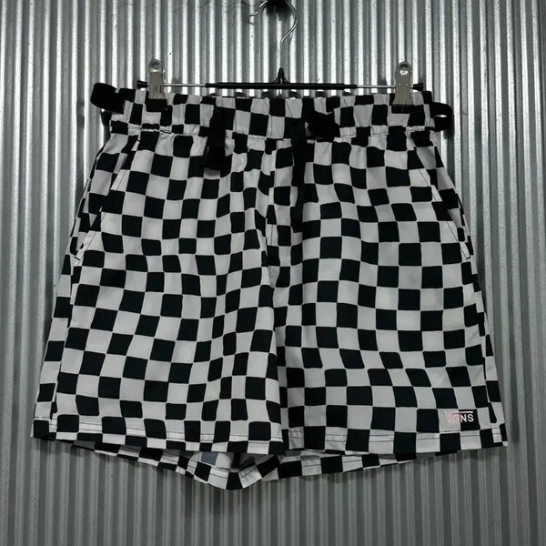 [BUNJANG] Vans Checkerboard Half Shorts [S] / 반스 체커보드 하프 쇼츠 [S]