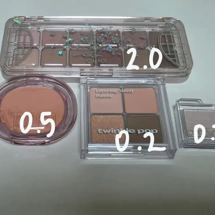 [BUNJANG] CLIO, APieu, Rom&nd, Twinkle Pop Makeup Bundle / 화장품 판매합니다