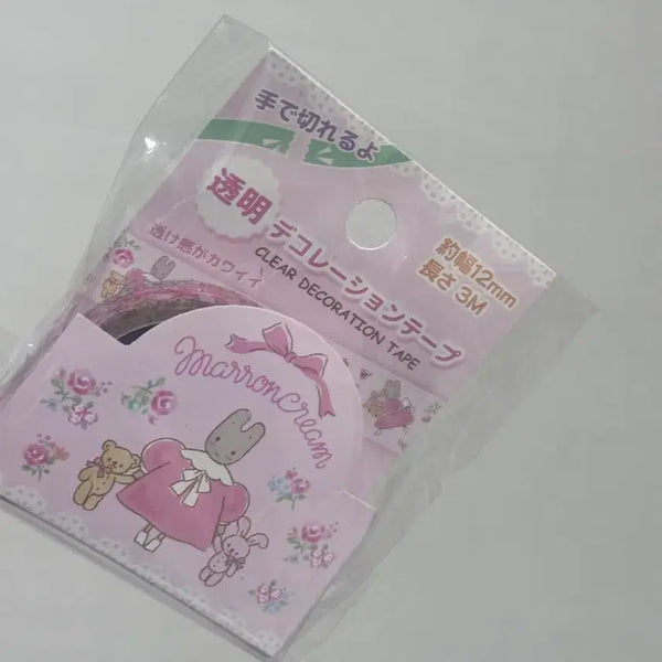 [BUNJANG] Sanrio Marron Cream Masking Tape / 산리오 마론크림 마스킹테이프