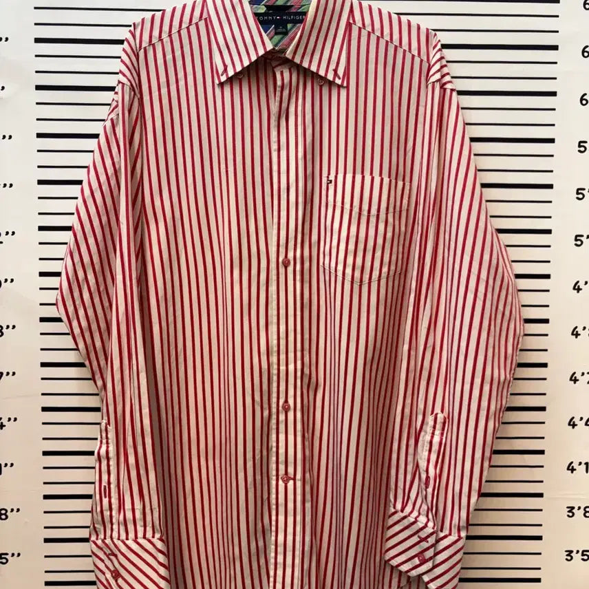 [BUNJANG] Vintage Tommy Hilfiger Striped Shirt (M) / 빈티지 타미 셔츠 m사이즈