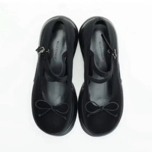 [BUNJANG] Platform Mary Jane Shoes Black 245 / 플랫폼 메리제인 슈즈 블랙 245
