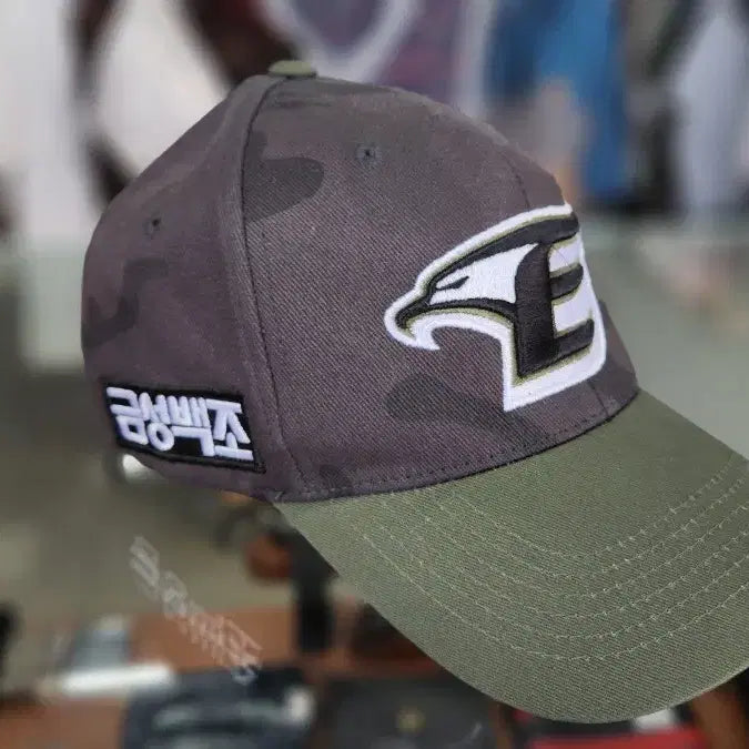 [BUNJANG] Hanwha Eagles Military Camo Authentic Gold Park Ball Cap / 한화이글스 밀리터리 카모 어센틱 골드볼파크 볼캡