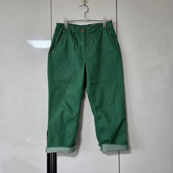 [BUNJANG] Laplaf Spandex Green Pants / Laplaf 라플라프 스판 그린팬츠