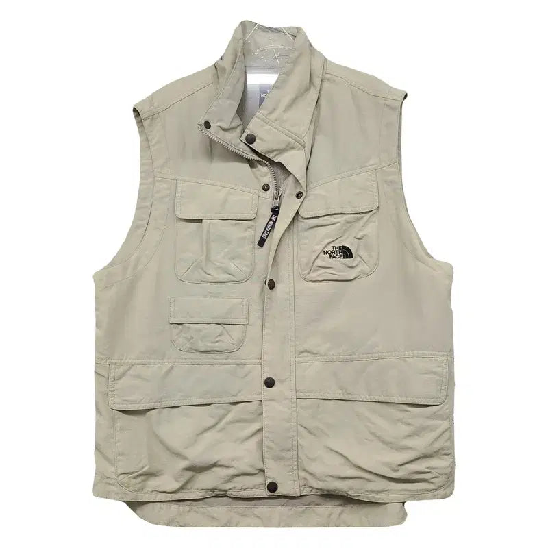 [BUNJANG] The North Face Beige Fishing Vest L / 노스페이스 베이지 피슁 조끼 L