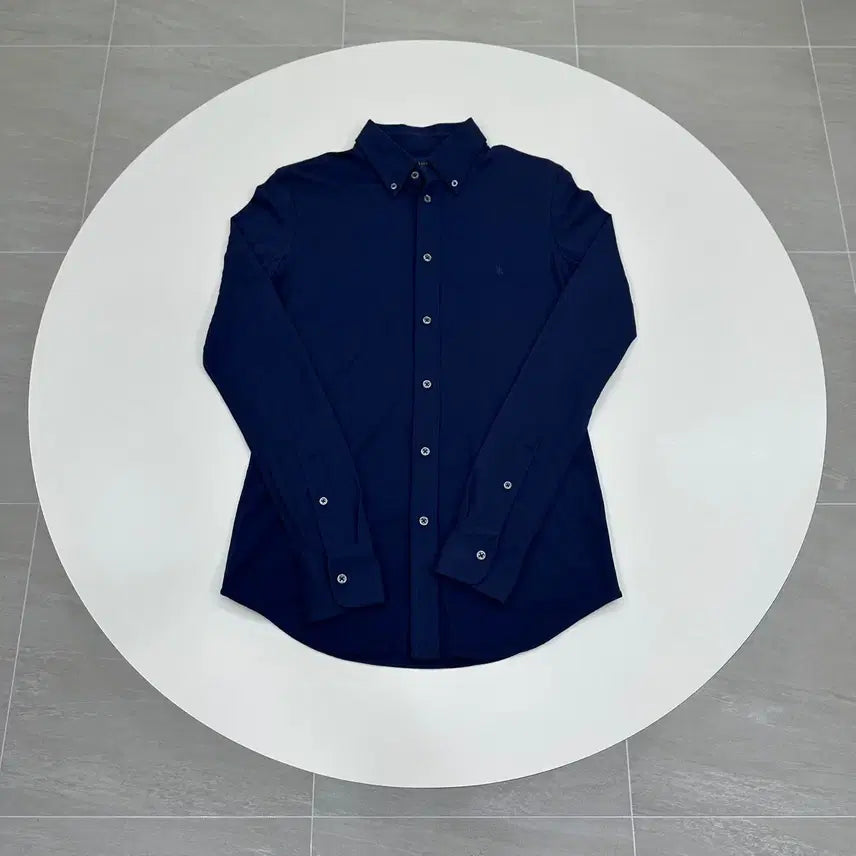 [BUNJANG] Polo Ralph Lauren New Oxford Shirt Navy L / 폴로 랄프로렌 신형 옥스포드 셔츠 네이비 L 100