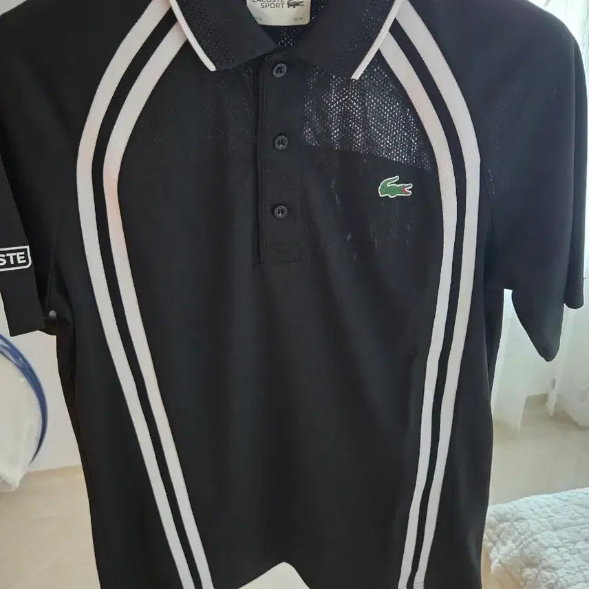 [BUNJANG] Lacoste Sport Performance Short Sleeve Polo Shirt Black / 라코스테 스포츠 반팔 카라티 검정 팝니다