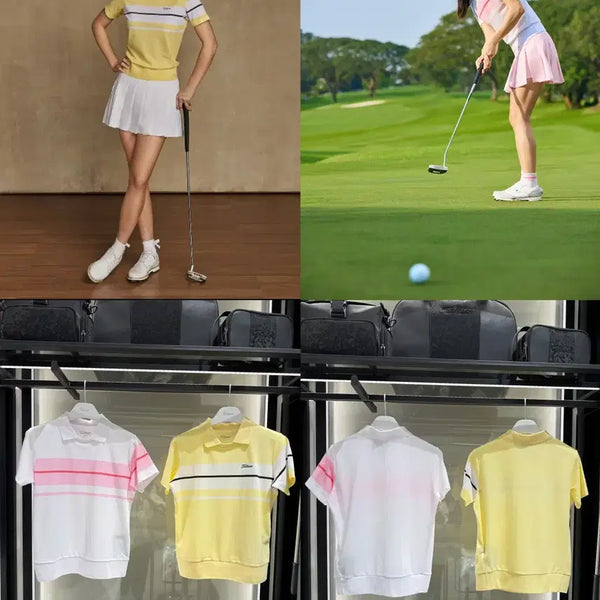 [BUNJANG] Titleist Women's Short Sleeve Knit Top / #타이틀리스트 #TITLEIST 여성반팔티셔츠