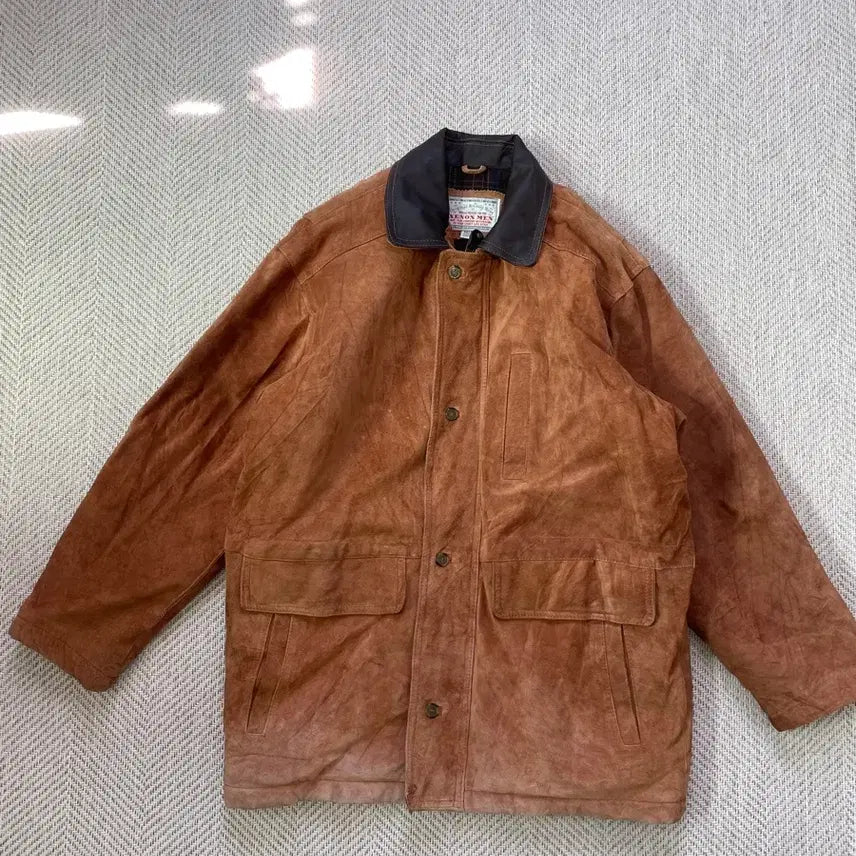 [BUNJANG] Xenon Suede Hunting Jacket / Xenon 돈피 스웨이드 헌팅 자켓