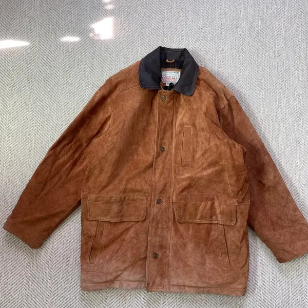 [BUNJANG] Xenon Suede Hunting Jacket / Xenon 돈피 스웨이드 헌팅 자켓